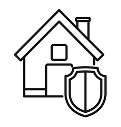 House Seller Icon Outline Service Support