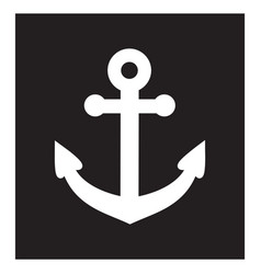 Anchor Icon Blackbackground