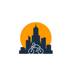 City Bike Logo Icon Design