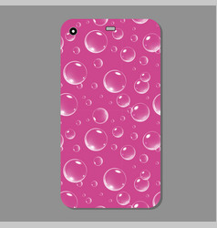 Purple Sparkling Phone Case Template Cover