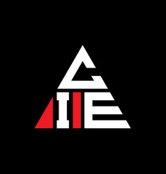 Cie Triangle Letter Logo Design With Triangle