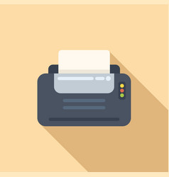 Print Color Icon Flat Digital Printer