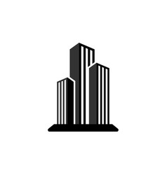 Skyscrapper Building Icon Design Template