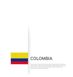 Colombia Flag Background State Patriotic