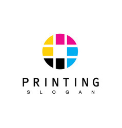 Digital Print Logo Design Template