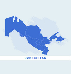 National Map Of Uzbekistan