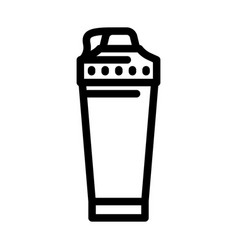 Shaker Smoothie Drink Line Icon