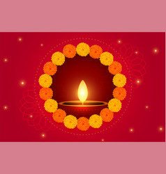 Decorative Shubh Deepavali Background