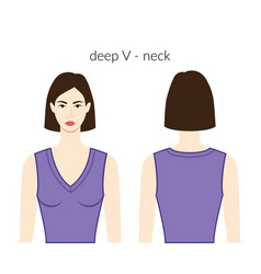 Deep V - Neckline Clothes Knits Sweaters