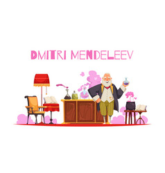 Doodle Mendeleev Chemistry Composition