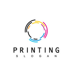 Digital Print Logo Design Template