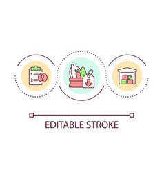 Food Storage Problem Loop Concept Icon