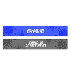 Coronavirus Wide Banner For Latest News