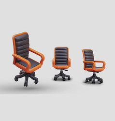 Ergonomic Boss Chair On Wheels Modern Office