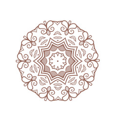 Simple Mandala Art Icon Logo