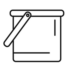 Bag Ice Fishing Icon Outline Holiday