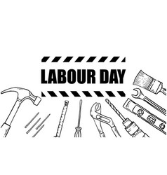 Happy Labour Day Banner 1st May Design Template