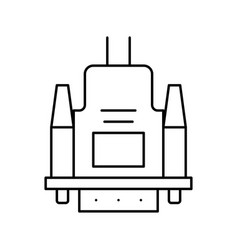 Vga Cable Line Icon