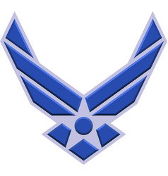 Blue Logo Of The United States Air Force