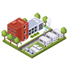 Data Center Isometric Exterior