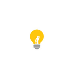 Idea Hand Bulp Lam Logo Icon