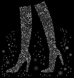 Image Silhouettes Female Elegante Boots From