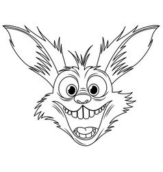 Crazy Rabbit Cartoon Freak Out