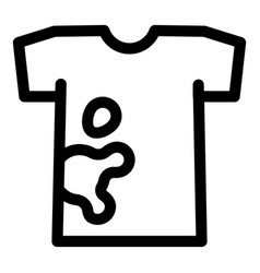 Dirty Tshirt Icon Outline Style