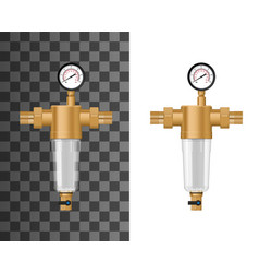 House Water Sediment Filter System Mock-up