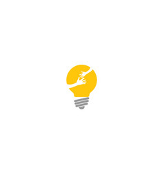 Idea Hand Bulp Lam Logo Icon