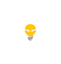 Idea Hand Bulp Lam Logo Icon