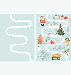 Kids Christmas Map Creator Winter Adventure Map