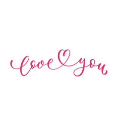 Love You - Hand Lettering Composition