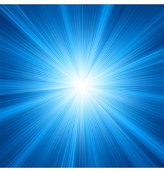 Blue Star Burst Background Royalty Free Vector Image