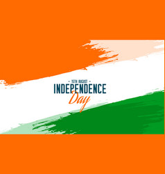 Happy Independence Day Of India Tricolor Abstract