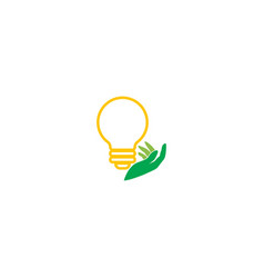 Idea Hand Bulp Lam Logo Icon