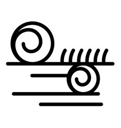 Roll Hay Icon Outline Style