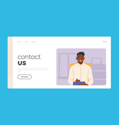 Call Center Landing Page Template Customer