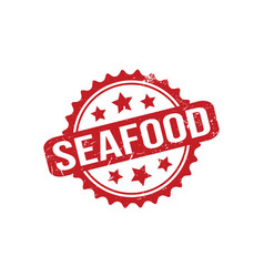 Seafood Rubber Stamp Seal