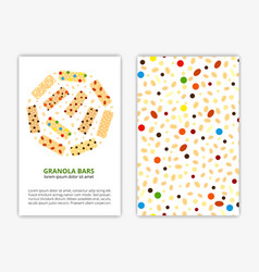 Card Templates With Granola Bars