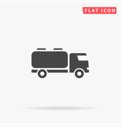 Tank Truck Flat Icon