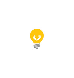 Idea Hand Bulp Lam Logo Icon