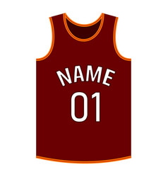 Player Jersey Icon Cartoon Basketball