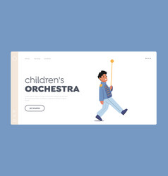 Children Orchestra Landing Page Template Little