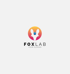 Logo Fox Lab Dual Meaning