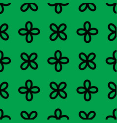 Abstract Modern Seamless Pattern With Clover