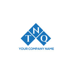 Tnq Letter Logo Design On White Background