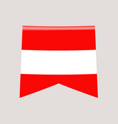 Austria Corner Flag National Isolated