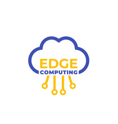 Edge Computing Cloud Service Icon