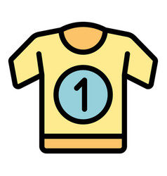 Soccer Tshirt Icon Flat